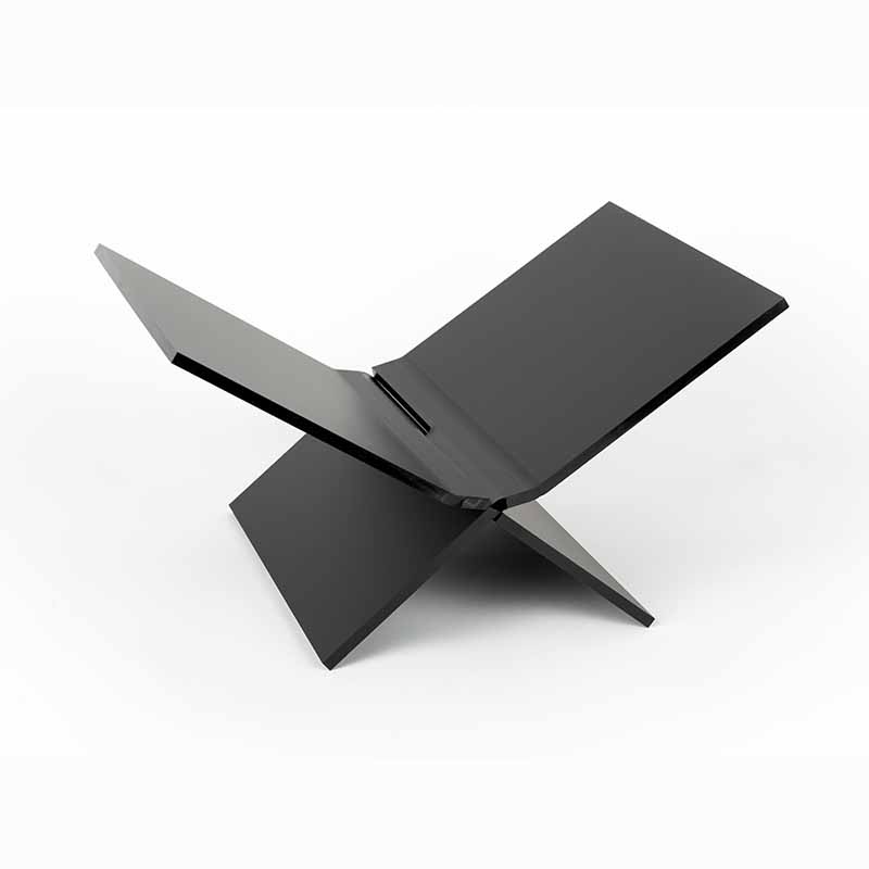 Boekenstandaard Mat Zwart