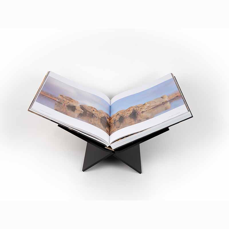 Boekenstandaard Mat Zwart