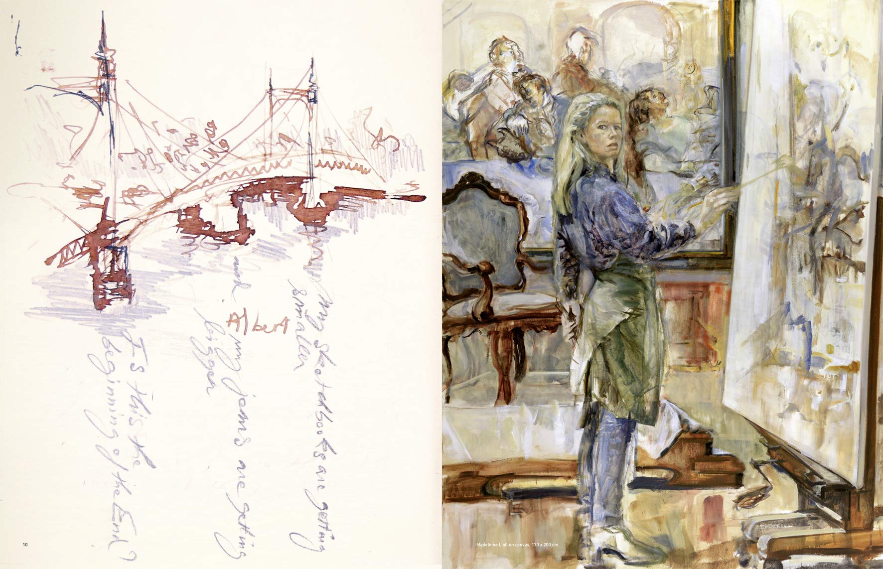 Madeleine Emo Capodilista,  Bouquet de Croquis