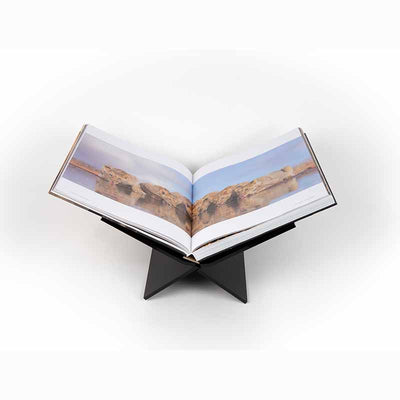 Boekenstandaard Mat Zwart