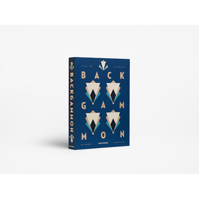 Art Of Backgammon Mirror, Dark Blue/Copper