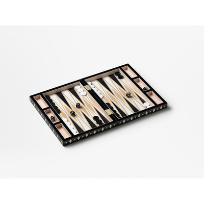 Lacquered Backgammon, Black