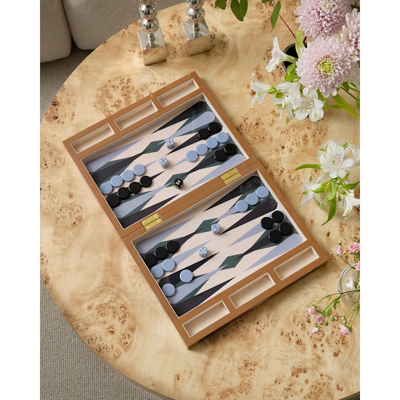Lacquered Backgammon